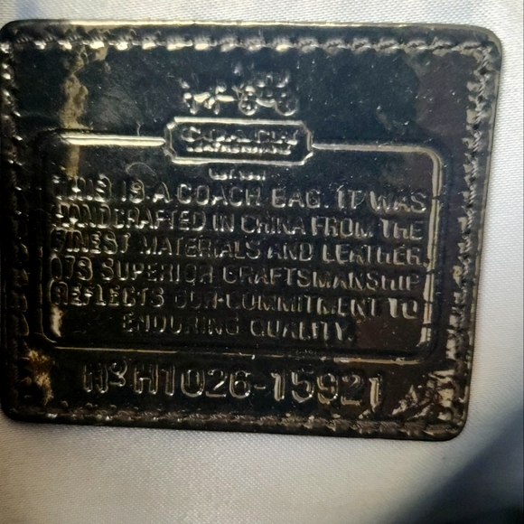 Coach Madison Sophia Patent Leather Satchel AMAZING CONDITION RETRO - Picture 8 of 8